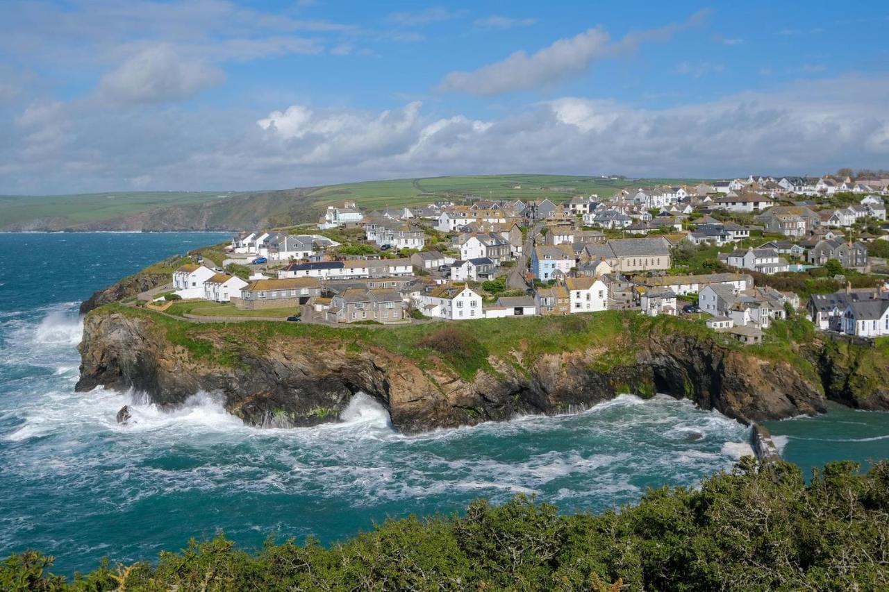 Polrunny Farm Sloe Cottage With A Sea View Боскасл Экстерьер фото